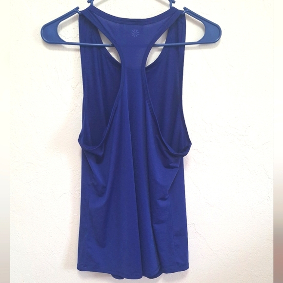 Athleta Blue Workout Women's Top Size M - Picture 5 of 7